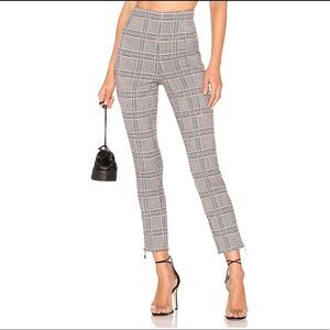 New NBD Naven Twins Charlie Plaid High Waist Pant